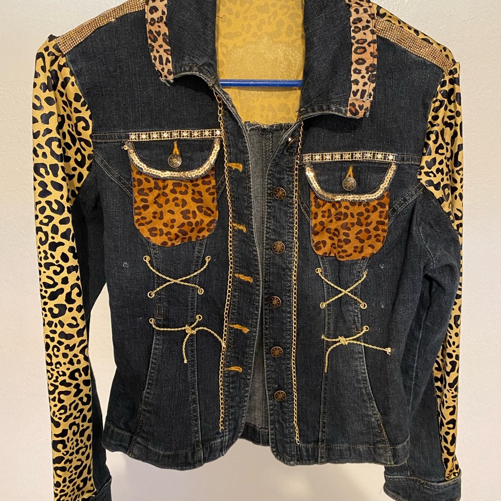 Handmade Jean jacket - Picture 3 of 3